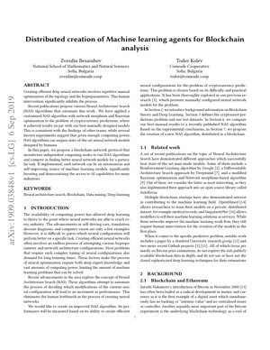 PDF Document Cover - Distributed Neural Architecture Search for Blockchain Analysis